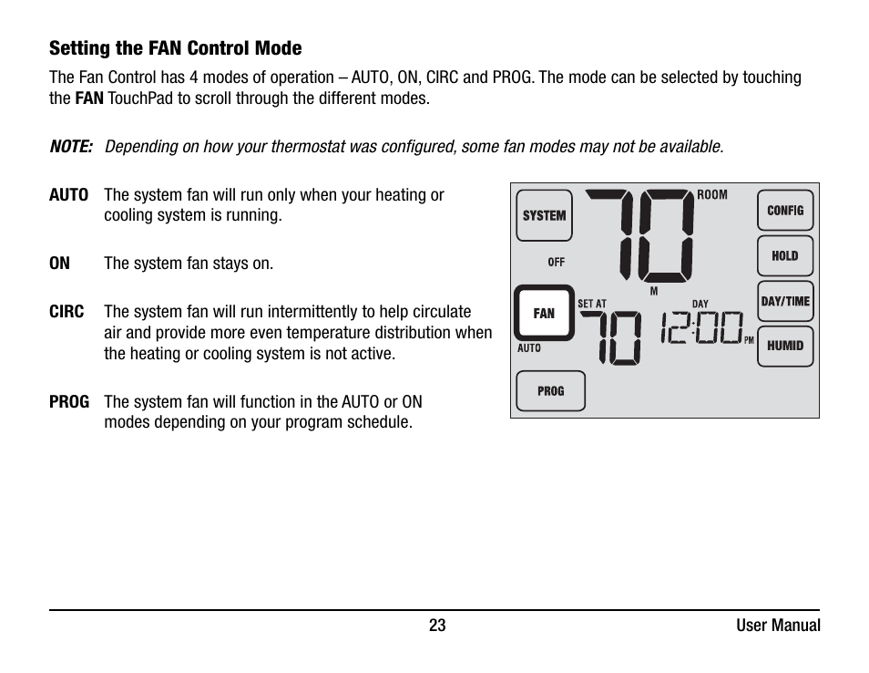 Braeburn 7320 User Manual User Manual | Page 23 / 40