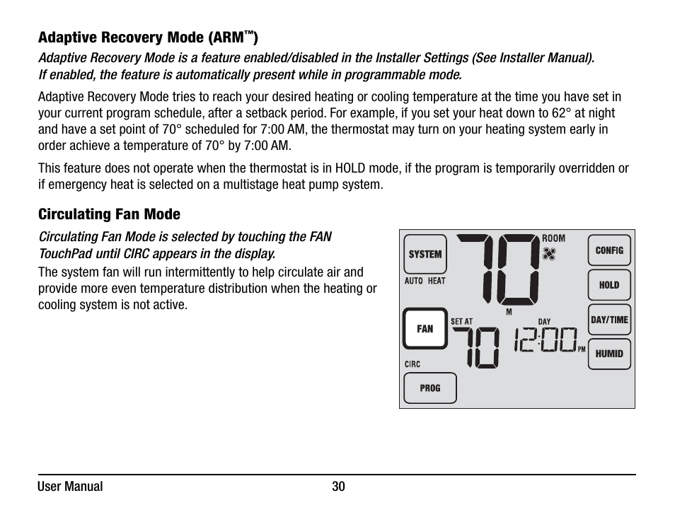 Braeburn 7320 User Manual User Manual | Page 30 / 40