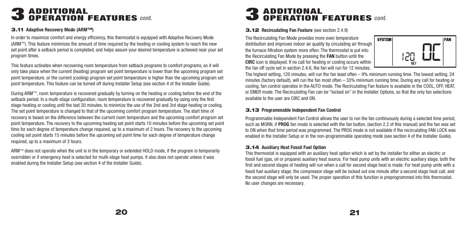 5300_20_21.pdf | Braeburn 5300 3H-2C User Manual User Manual | Page 11 / 15
