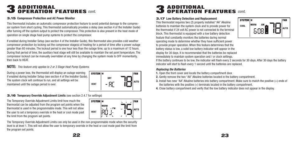 5300_22_23.pdf | Braeburn 5300 3H-2C User Manual User Manual | Page 12 / 15