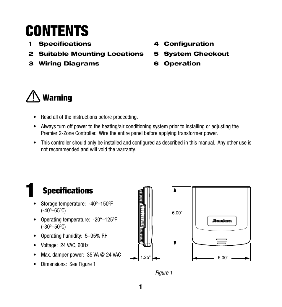 Braeburn 140202 User Manual | Page 2 / 12