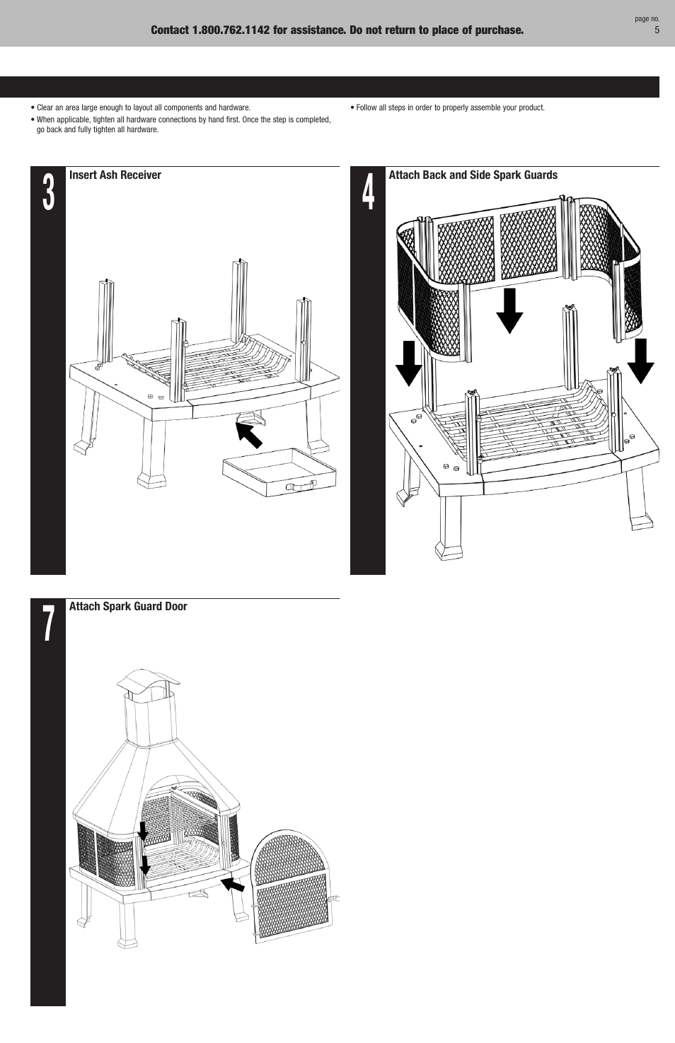 Blue Rhino WAF513ST User Manual | Page 5 / 8