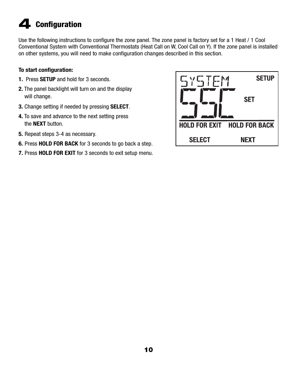 Configuration | Braeburn 140404 User Manual | Page 10 / 22