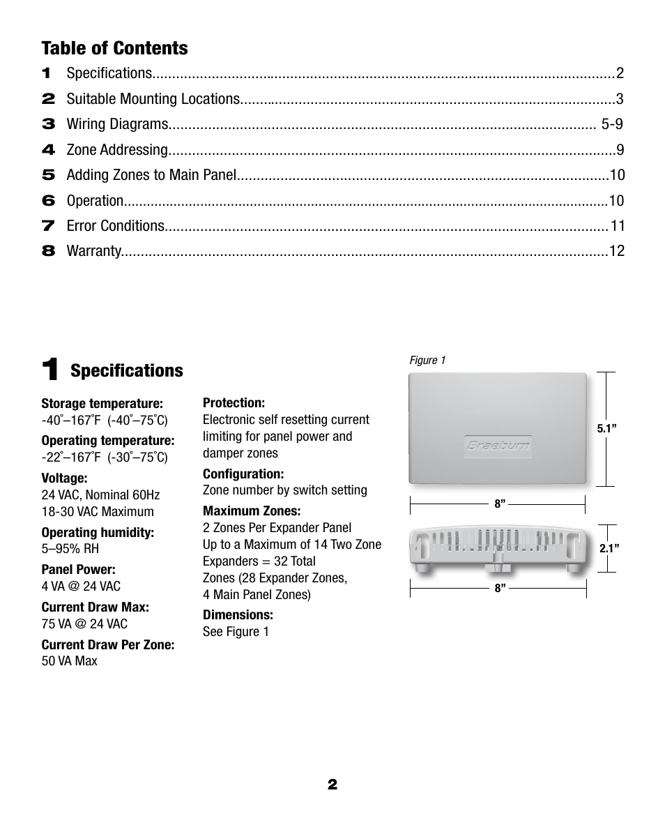 Braeburn 140424 User Manual | Page 2 / 12