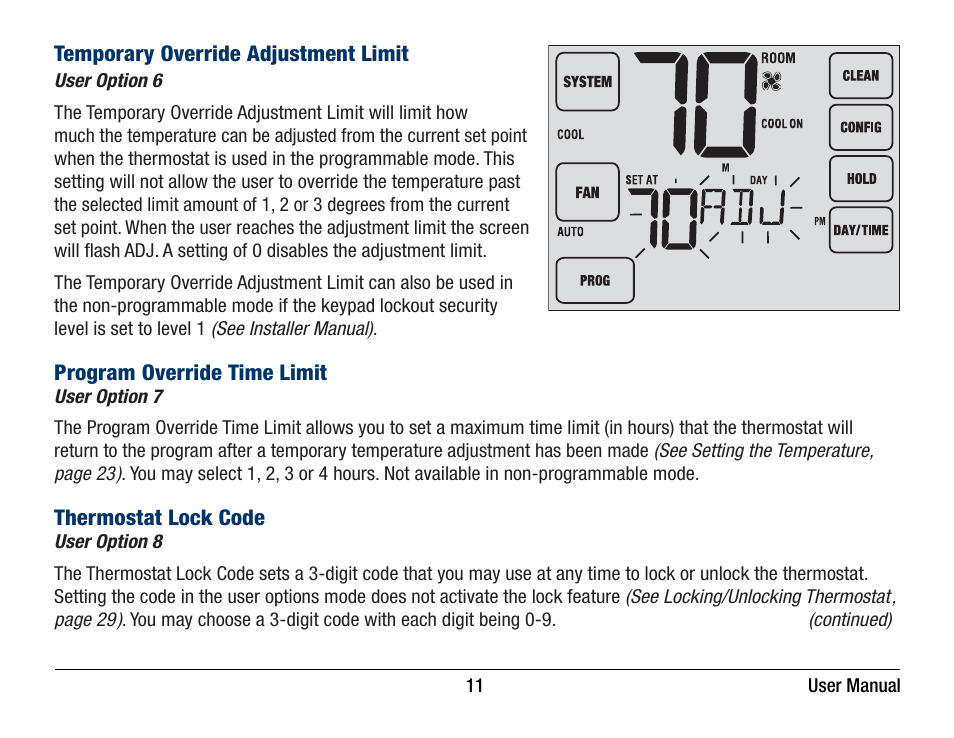 Braeburn 5320 User Manual User Manual | Page 11 / 35