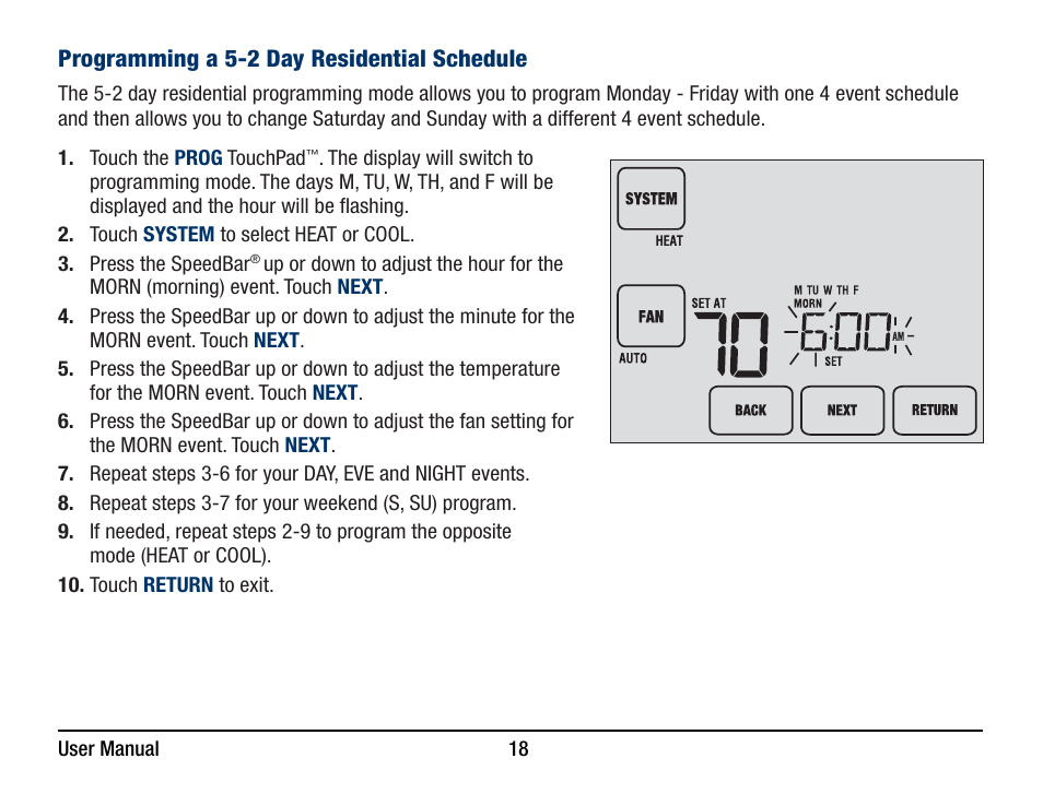 Braeburn 5320 User Manual User Manual | Page 18 / 35