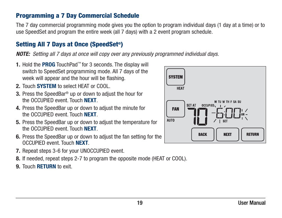Braeburn 5320 User Manual User Manual | Page 19 / 35