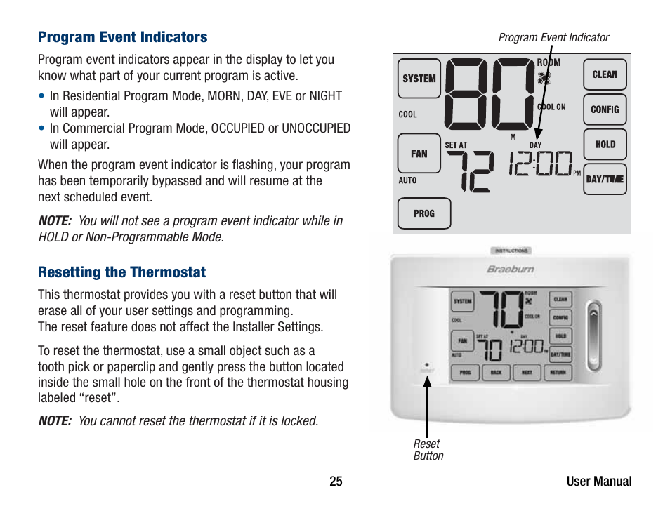 Braeburn 5320 User Manual User Manual | Page 25 / 35