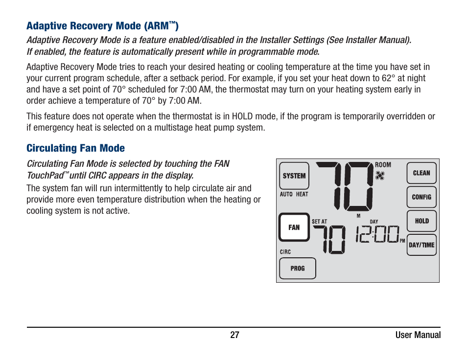 Braeburn 5320 User Manual User Manual | Page 27 / 35