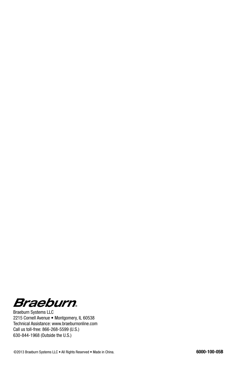 Braeburn 6400 Installer Guide User Manual | Page 18 / 18