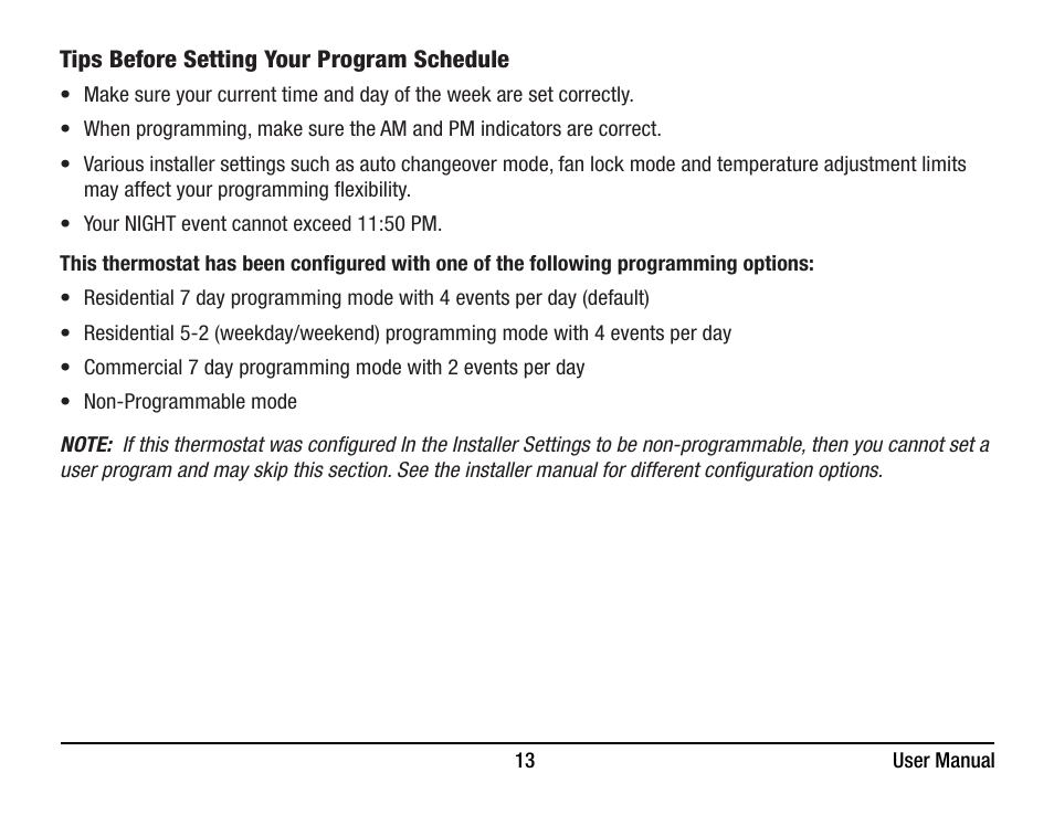 Braeburn 6400 User Manual User Manual | Page 13 / 38