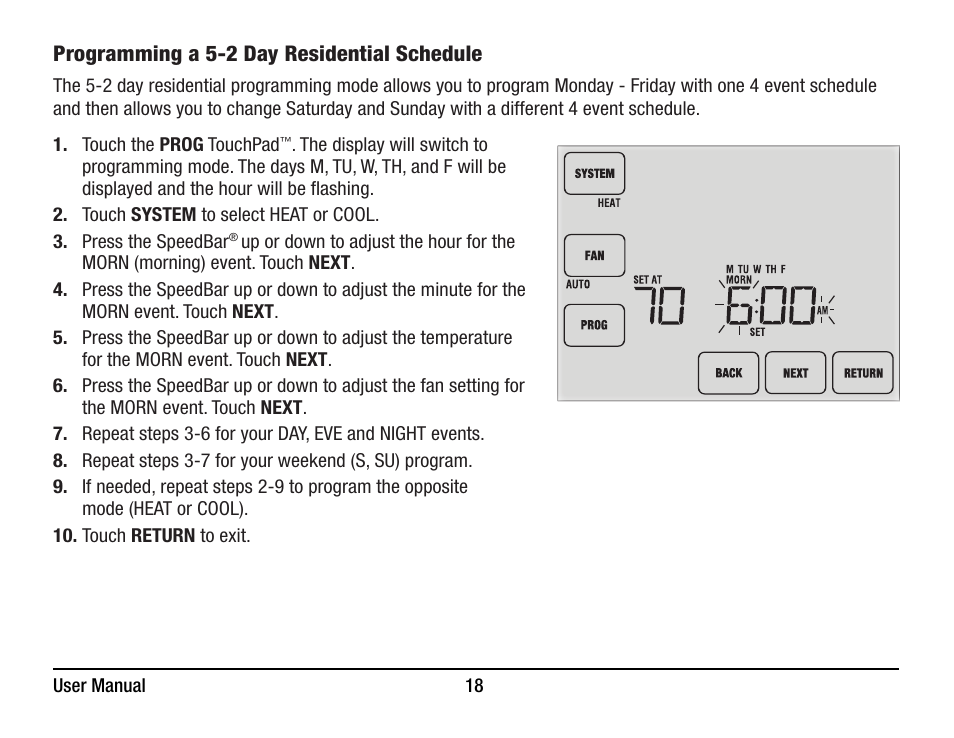 Braeburn 6400 User Manual User Manual | Page 18 / 38
