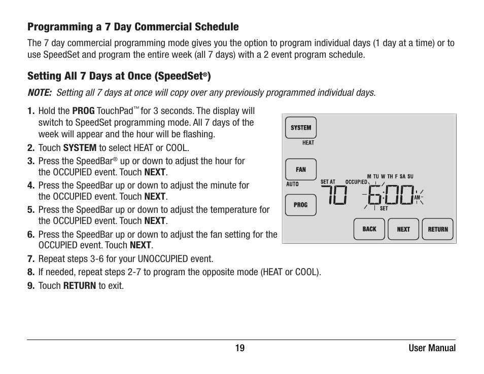 Braeburn 6400 User Manual User Manual | Page 19 / 38