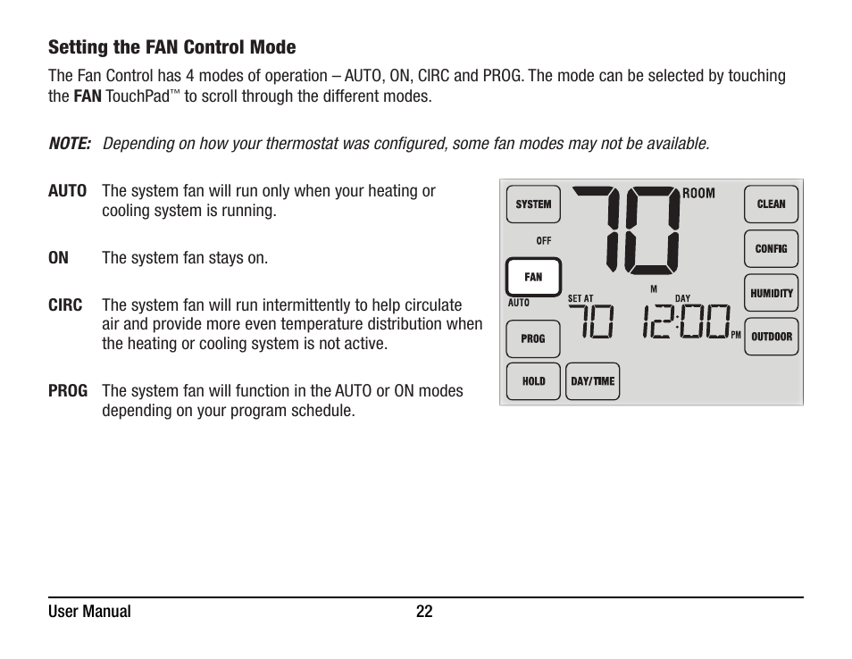 Braeburn 6400 User Manual User Manual | Page 22 / 38