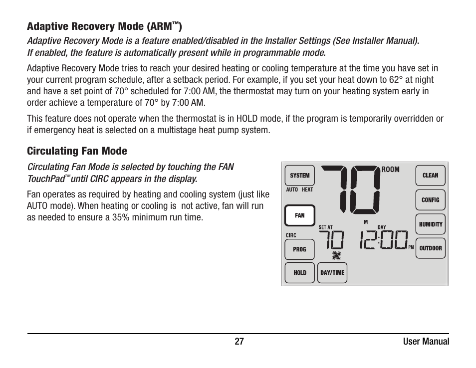 Braeburn 6400 User Manual User Manual | Page 27 / 38