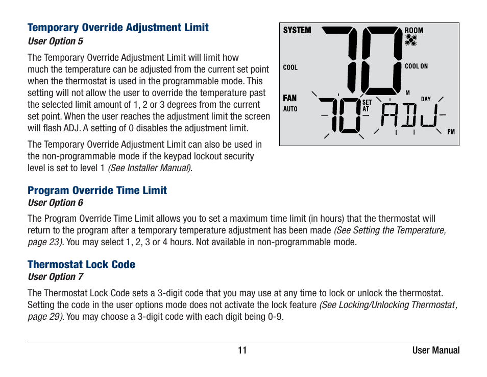 Braeburn 5220 User Manual User Manual | Page 11 / 35