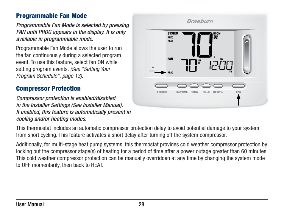 Braeburn 5220 User Manual User Manual | Page 28 / 35