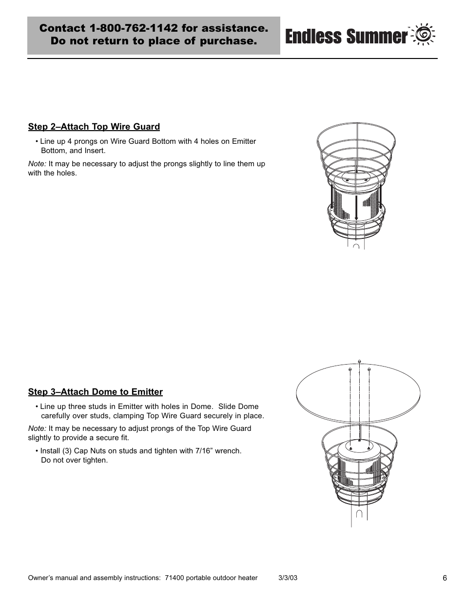 Blue Rhino 71400 User Manual | Page 7 / 40