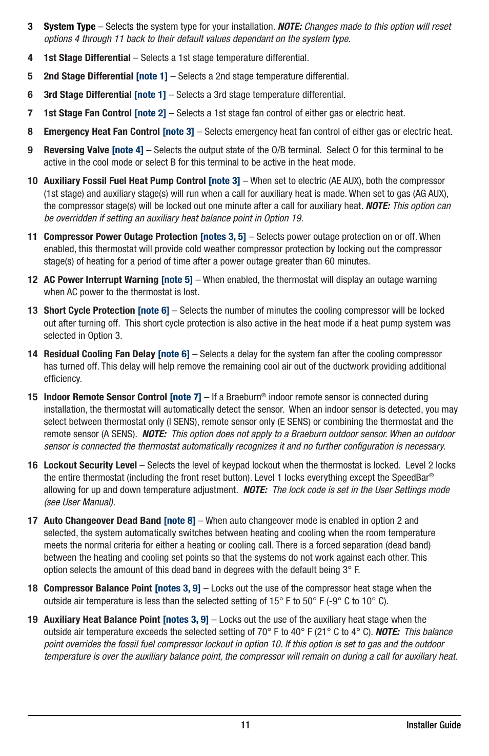 Braeburn 3220 Installer Guide User Manual | Page 11 / 13