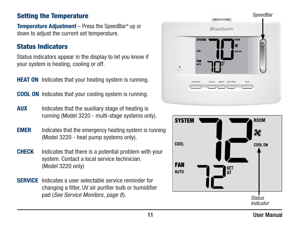Braeburn 3220 User Manual User Manual | Page 11 / 20