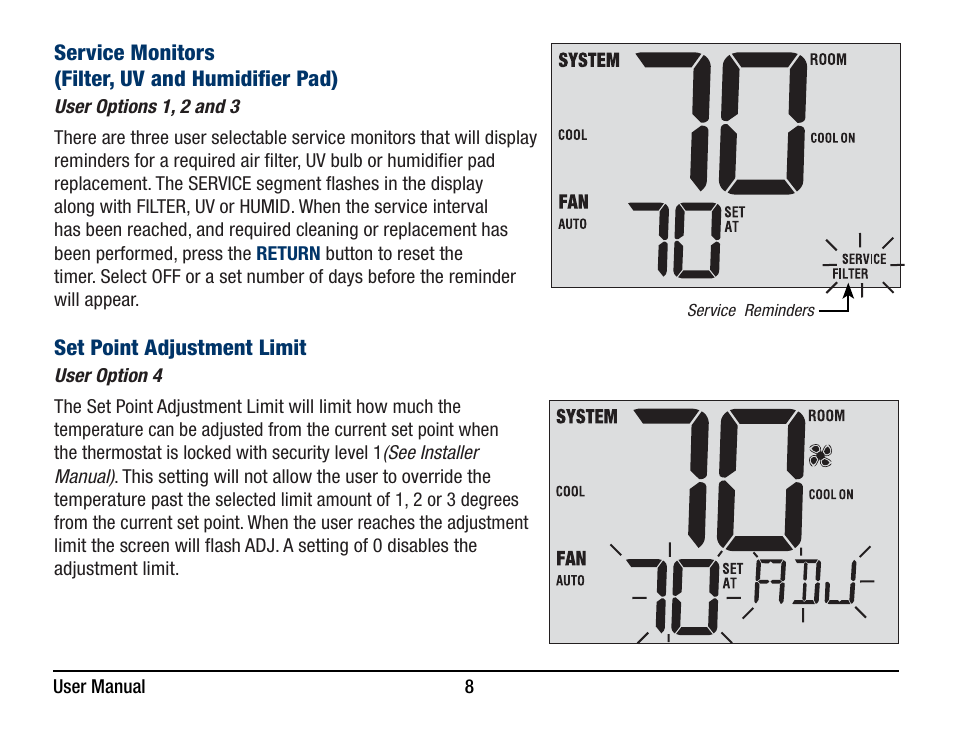 Braeburn 3220 User Manual User Manual | Page 8 / 20