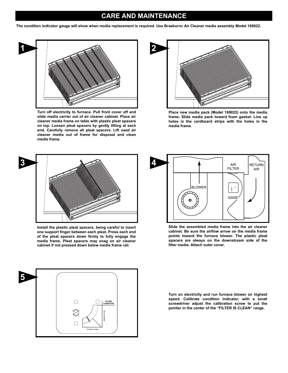 162200 p2.pdf, Care and maintenance | Braeburn 162200 User Manual | Page 2 / 4