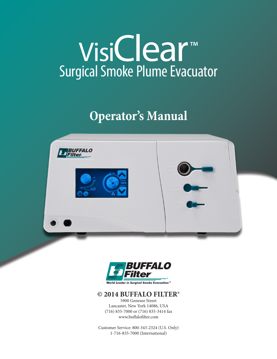 Buffalo Filter VisiClear User Manual | 30 pages