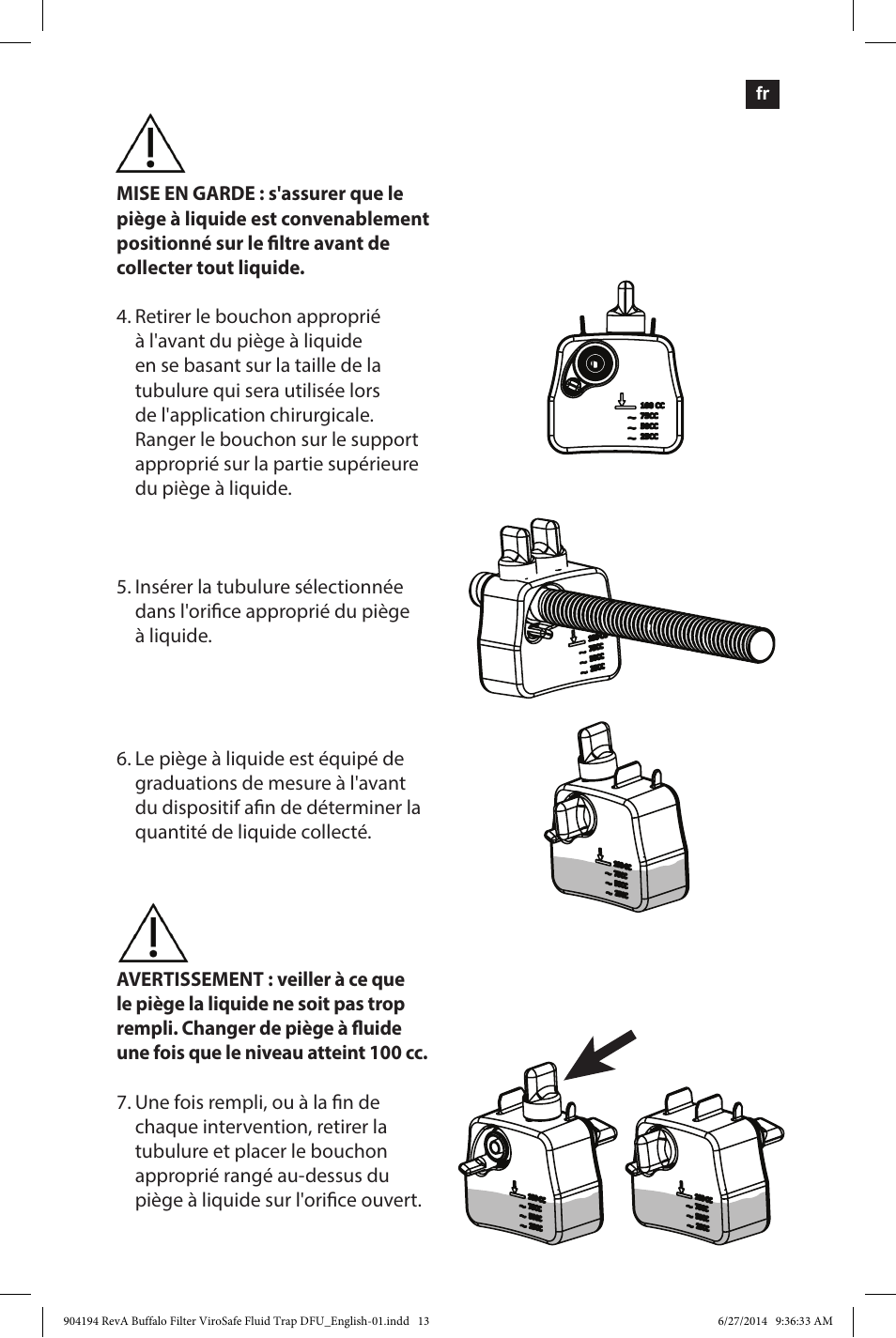 Buffalo Filter ViroSafe Fluid Trap User Manual | Page 13 / 40