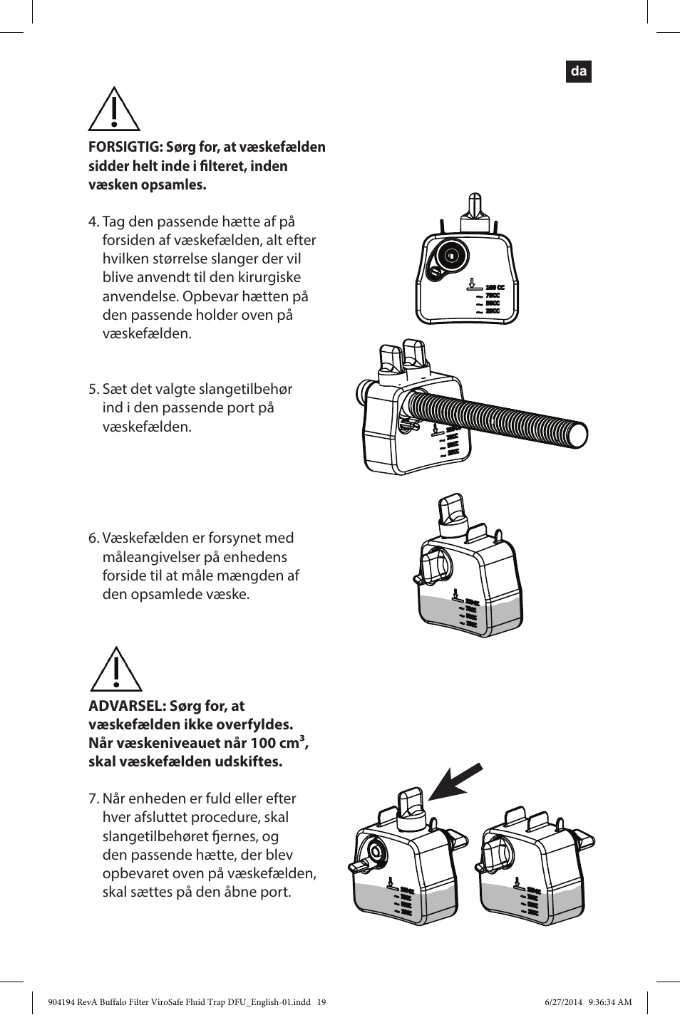 Buffalo Filter ViroSafe Fluid Trap User Manual | Page 19 / 40