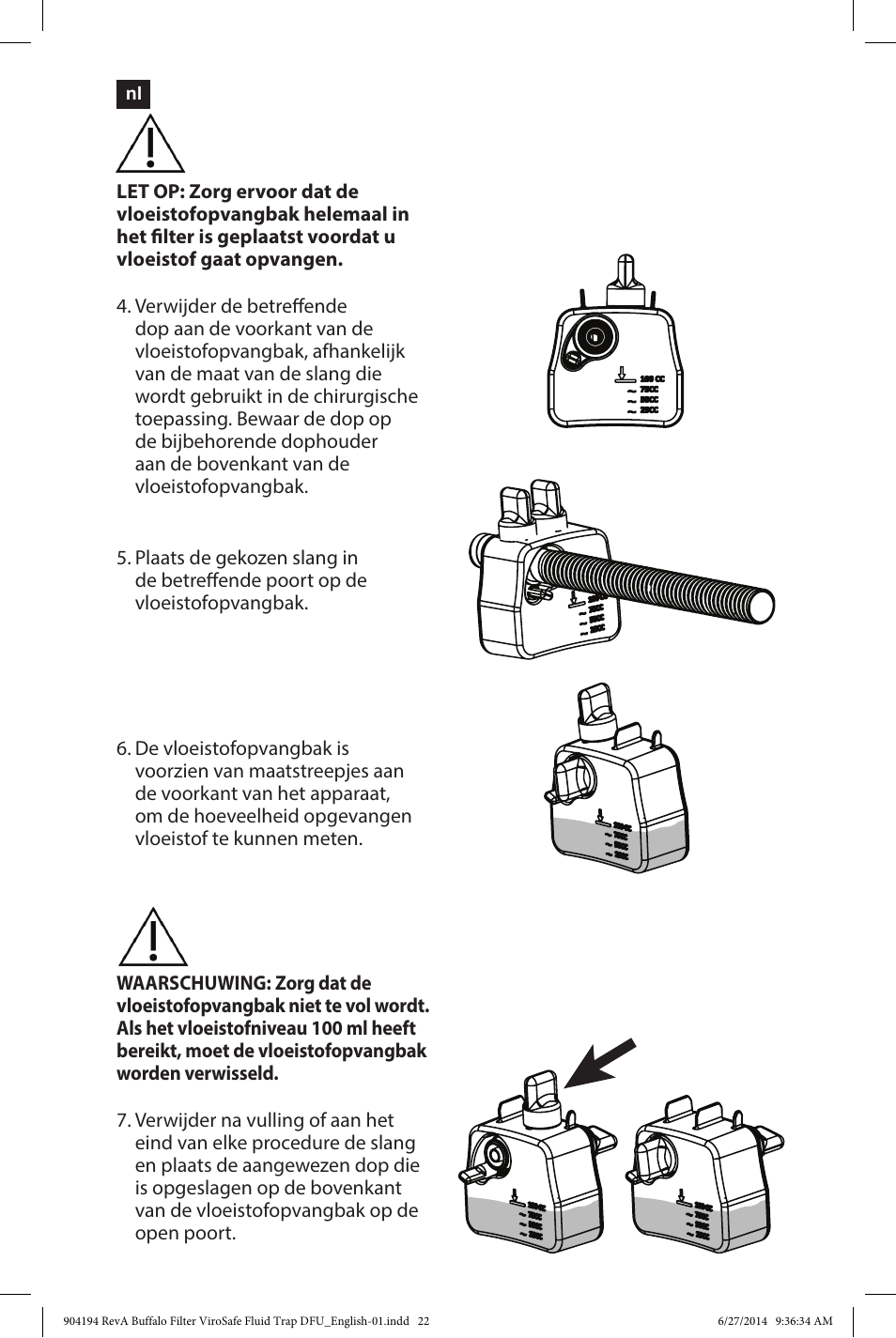 Buffalo Filter ViroSafe Fluid Trap User Manual | Page 22 / 40