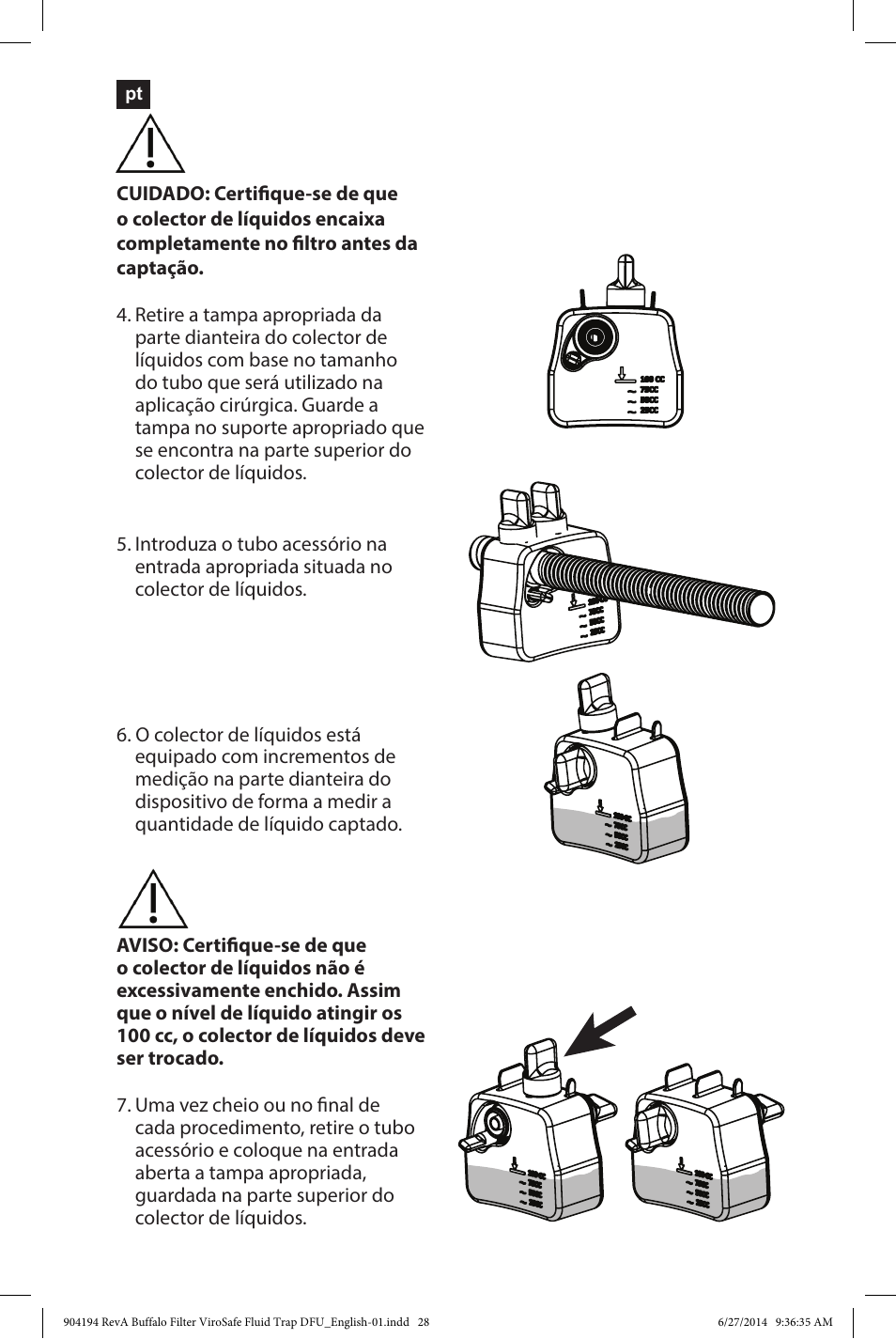 Buffalo Filter ViroSafe Fluid Trap User Manual | Page 28 / 40