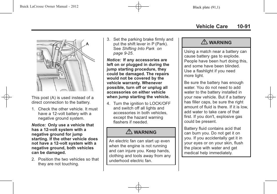 Buick 2012 LaCrosse User Manual | Page 417 / 496