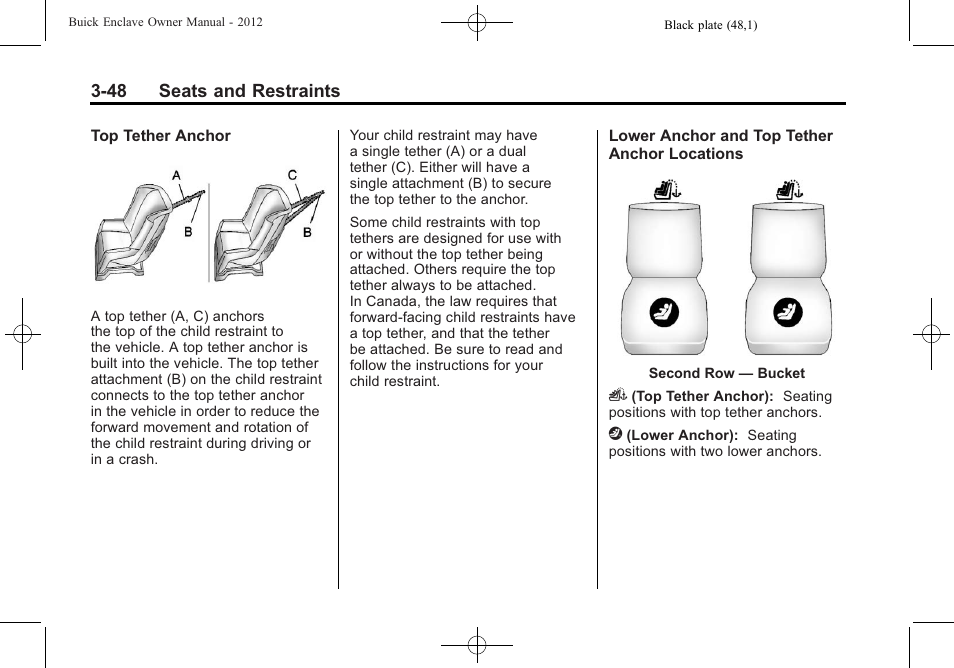 Buick 2012 Enclave User Manual | Page 102 / 474