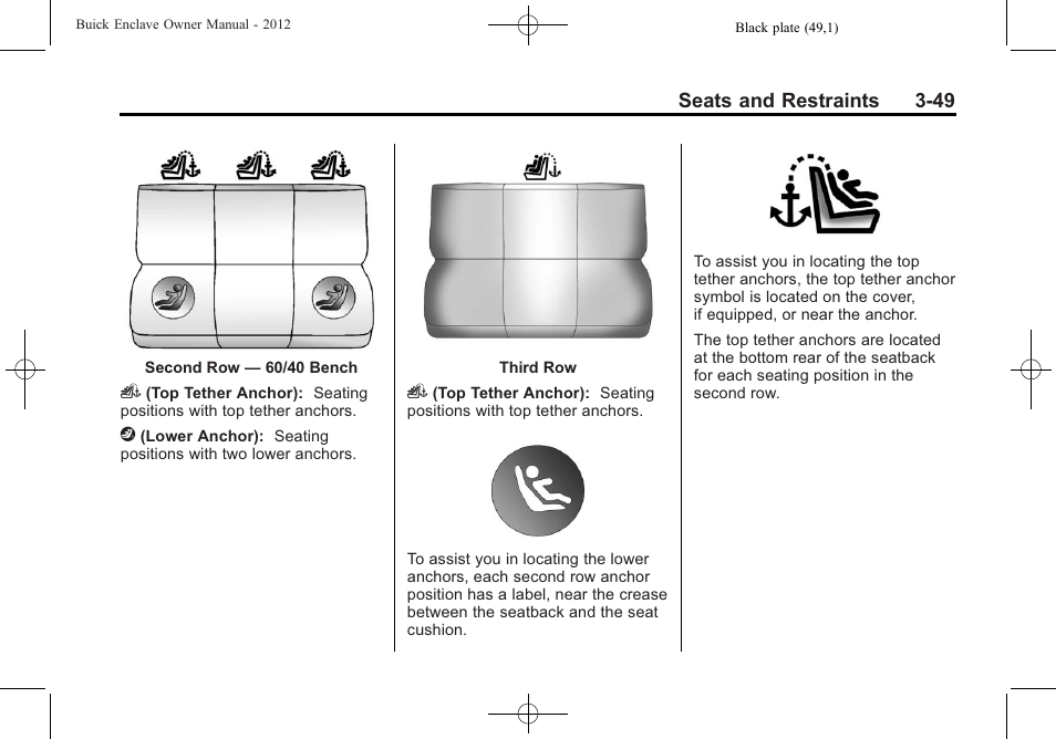 Buick 2012 Enclave User Manual | Page 103 / 474