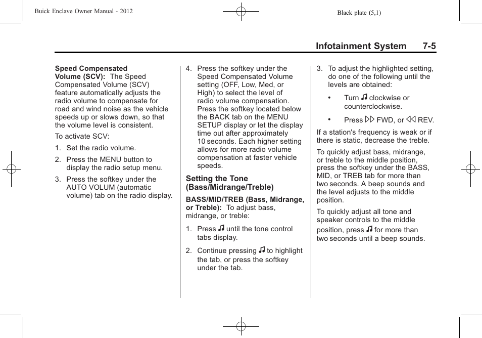 Buick 2012 Enclave User Manual | Page 189 / 474