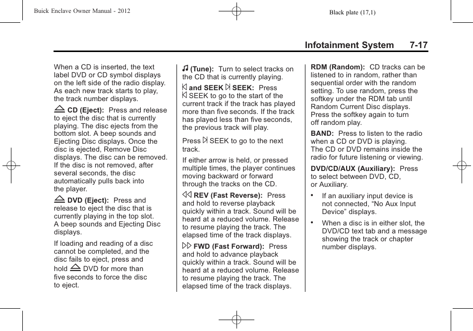 Buick 2012 Enclave User Manual | Page 201 / 474