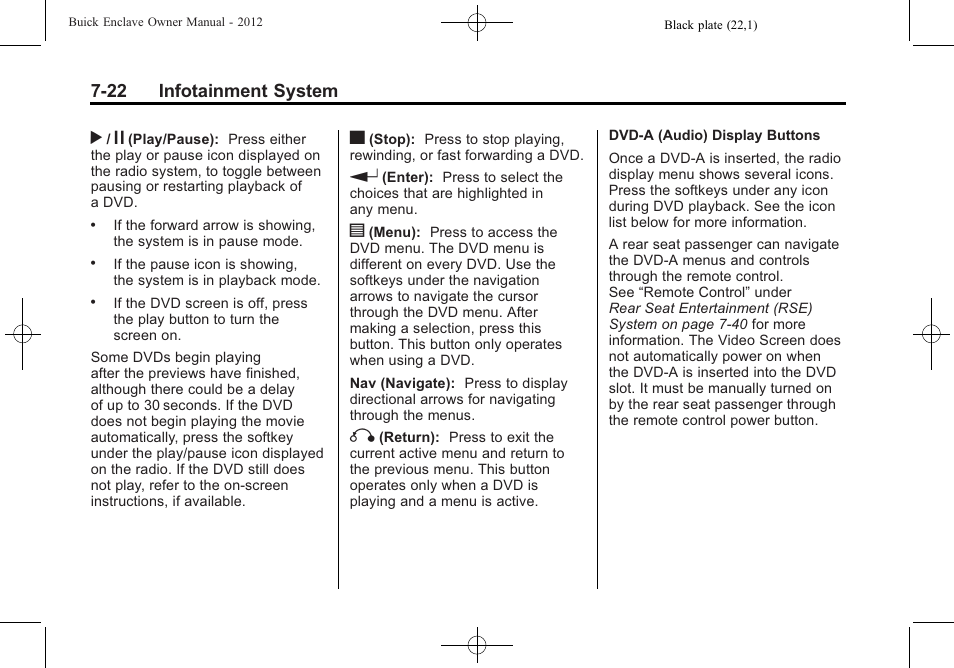 Buick 2012 Enclave User Manual | Page 206 / 474