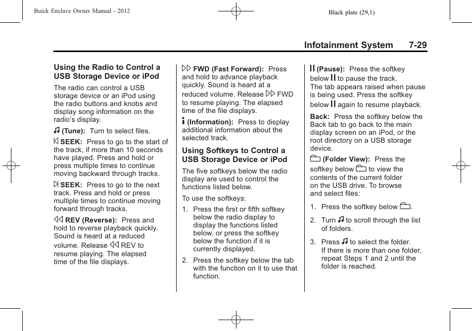 Buick 2012 Enclave User Manual | Page 213 / 474