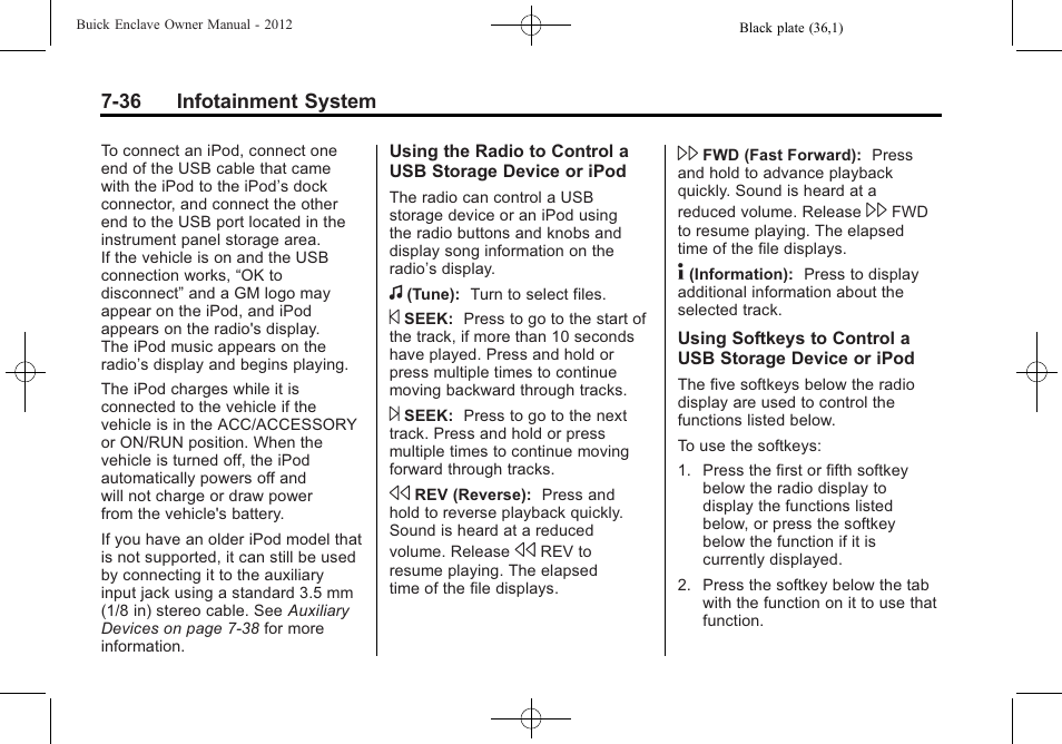 Buick 2012 Enclave User Manual | Page 220 / 474