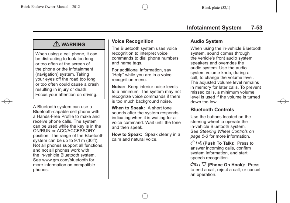 Buick 2012 Enclave User Manual | Page 237 / 474