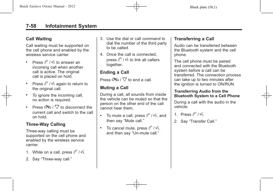 Buick 2012 Enclave User Manual | Page 242 / 474