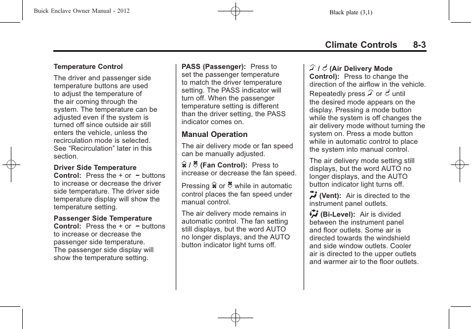 Buick 2012 Enclave User Manual | Page 247 / 474