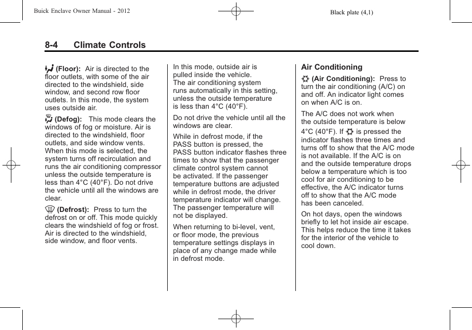 Buick 2012 Enclave User Manual | Page 248 / 474