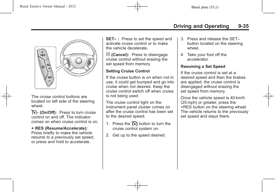 Buick 2012 Enclave User Manual | Page 289 / 474