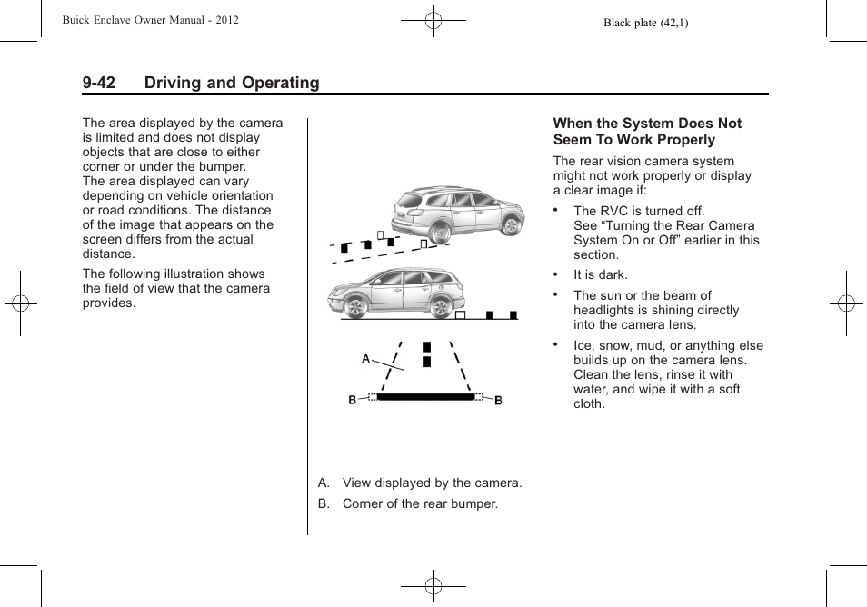 42 driving and operating | Buick 2012 Enclave User Manual | Page 296 / 474