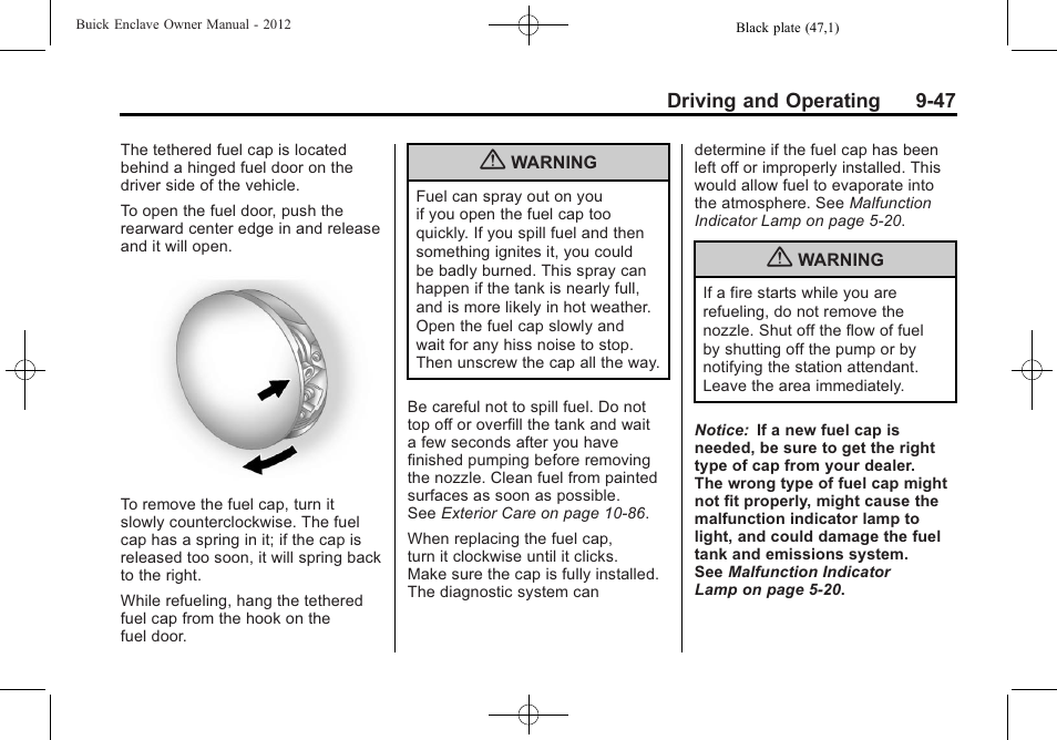 Buick 2012 Enclave User Manual | Page 301 / 474