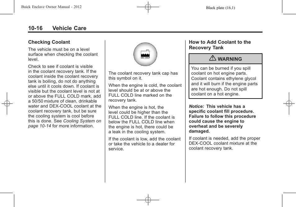 Buick 2012 Enclave User Manual | Page 328 / 474