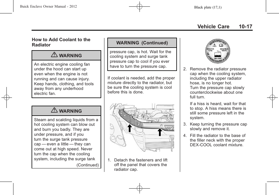 Buick 2012 Enclave User Manual | Page 329 / 474