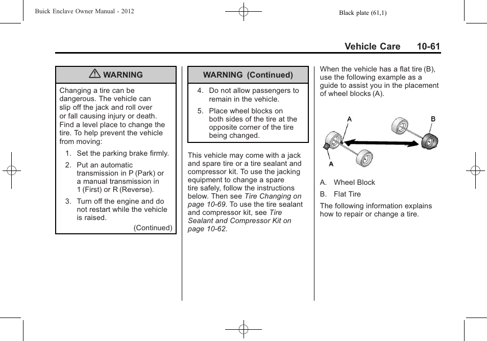 Buick 2012 Enclave User Manual | Page 373 / 474