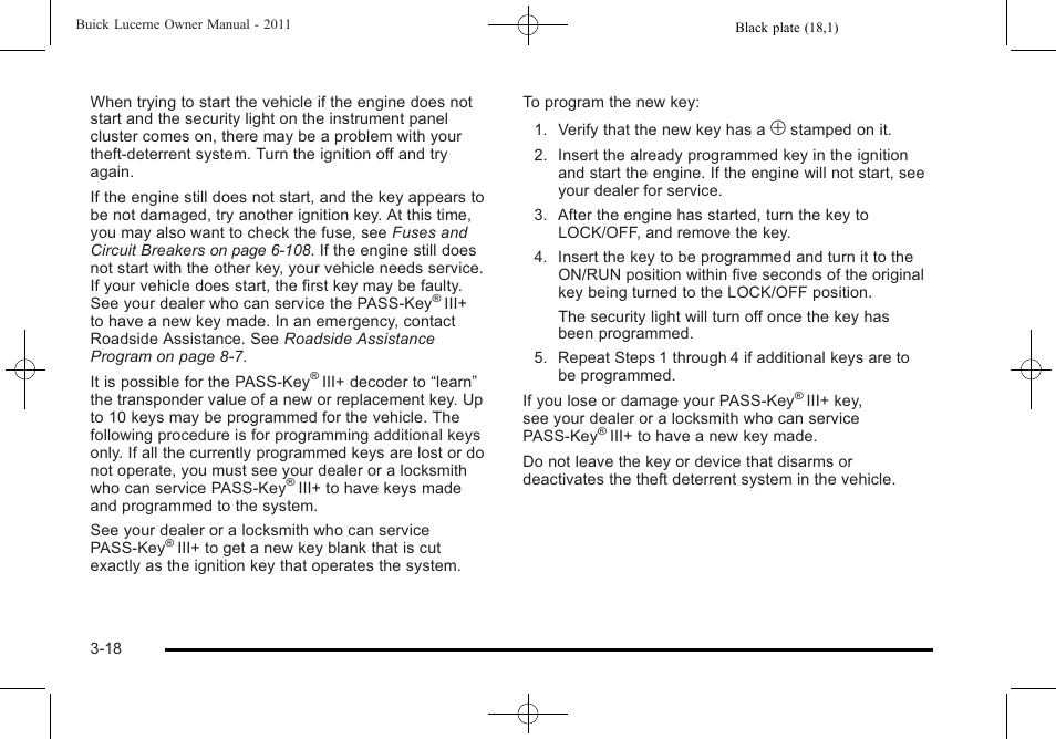 Buick 2011 Lucerne User Manual | Page 122 / 450